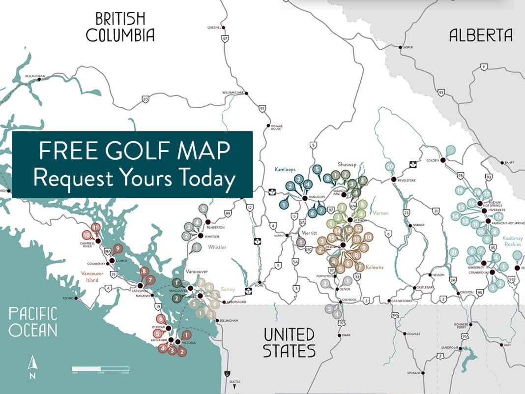 BC golf map
